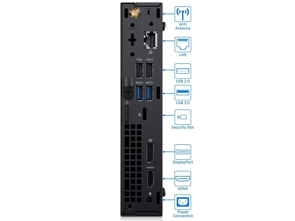 DELL OPTIPLEX 3060 MICRO USFF | i5 Gen8 | 8GB RAM | 240GB SSD | WIFI | W11PRO | 2 YEARS WARRANTY